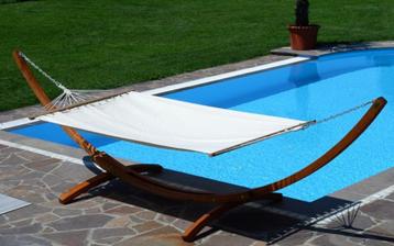 Hangmatstandaard met hangmat XXL 4.00 meter. Nieuw! beschikbaar voor biedingen