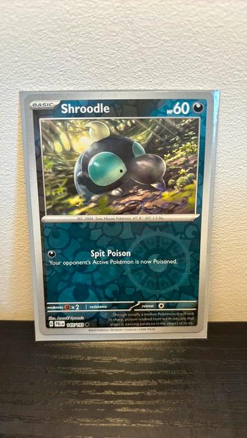 Shroodle 145/193 Paldea Evolved reverse holo pokemon kaart beschikbaar voor biedingen