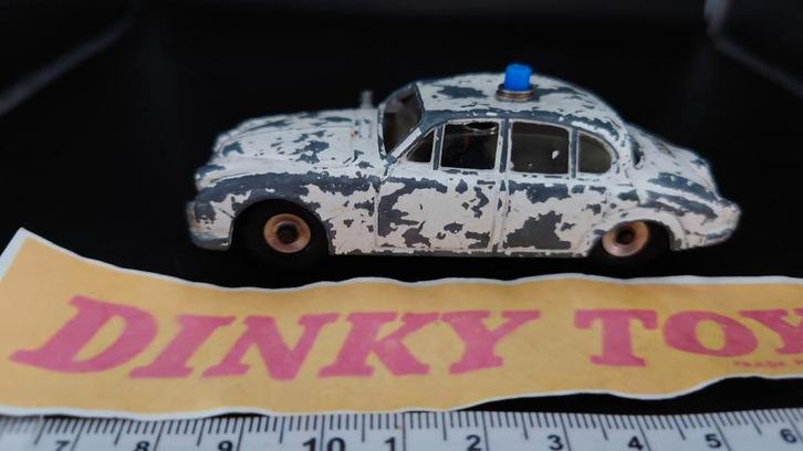 Dinky Toys England Jaguar 3.4 ltr Police Car, Hobby en Vrije tijd, Modelauto's | 1:43, Gebruikt, Auto, Dinky Toys, Ophalen of Verzenden