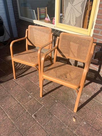 2 Vintage Webbing Stoelen - Opknappers beschikbaar voor biedingen