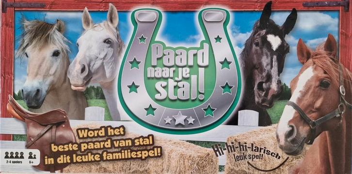 Paard naar je stal, Hobby en Vrije tijd, Gezelschapsspellen | Bordspellen, Zo goed als nieuw, Ophalen of Verzenden