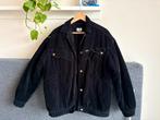Vintage Wrangler Sherpa Corduroy Jas - Zwart - 80s Stijl XS, Zwart, Zo goed als nieuw, Maat 34 (XS) of kleiner, Wrangler