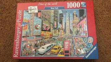 Ravensburger puzzel New York, 1000 stukjes. beschikbaar voor biedingen