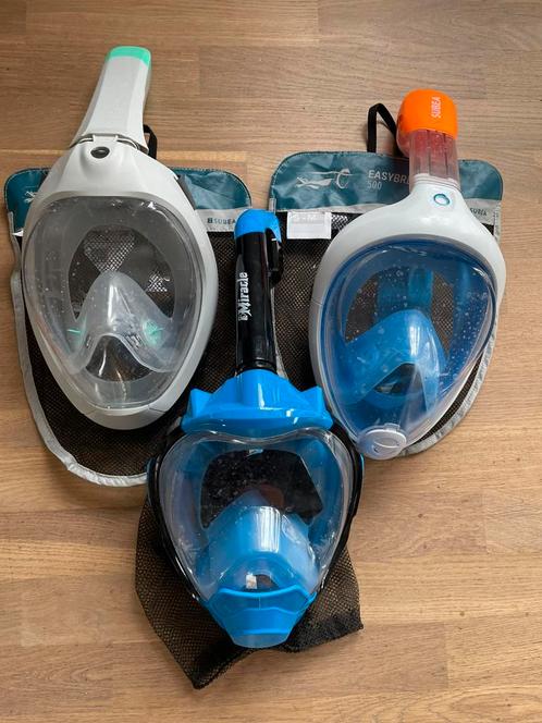 Snorkelmasker, Watersport en Boten, Duiken, Zo goed als nieuw, Duikbril of Snorkel, Ophalen of Verzenden
