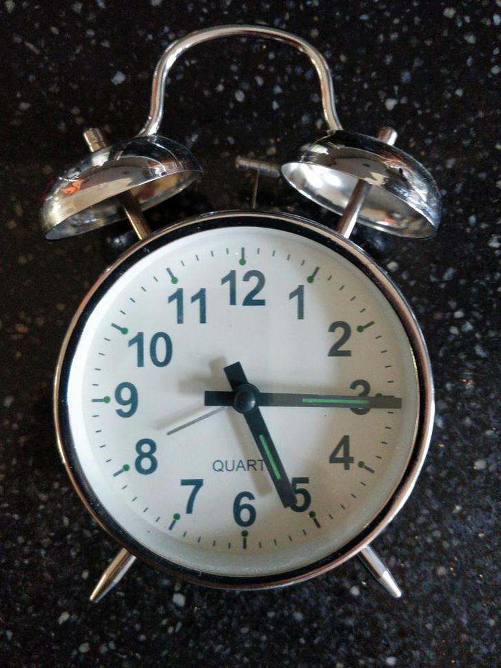 Stille Bellenwekker, Witgoed en Apparatuur, Wekkers, Zo goed als nieuw, Analoog, Ophalen of Verzenden