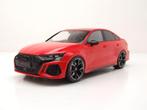 audi rs3 limousine 2022 kleur rood ixo 1:18, Ophalen, Nieuw, Auto, Overige merken
