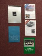 Fiat 132 brochures en flyers, Boeken, Gelezen, Overige merken, Ophalen of Verzenden