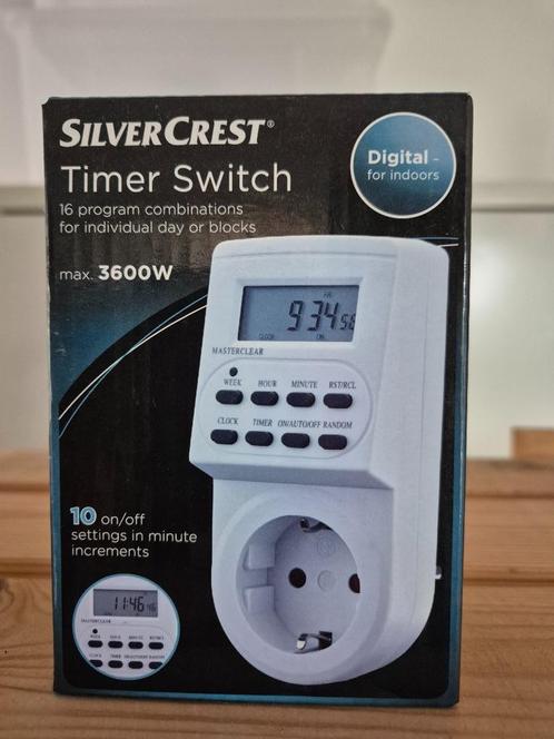 4 x Silvercrest digitale timer switch, Doe-het-zelf en Verbouw, Elektra en Kabels, Nieuw, Schakelaar, Ophalen of Verzenden