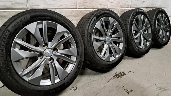 Grijze lichtmetalen velgen Peugeot 208 207 DS3 C3 195/55/16, Auto-onderdelen, Banden en Velgen, Banden en Velgen, Zomerbanden