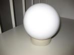 Witte plafondlamp, Ophalen of Verzenden, Zo goed als nieuw, Glas, Minder dan 50 cm