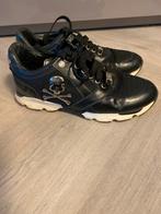 Zwarte Philipp Plein Sneakers Maat 43, Overige merken, Gebruikt, Hardloopschoenen, Ophalen of Verzenden
