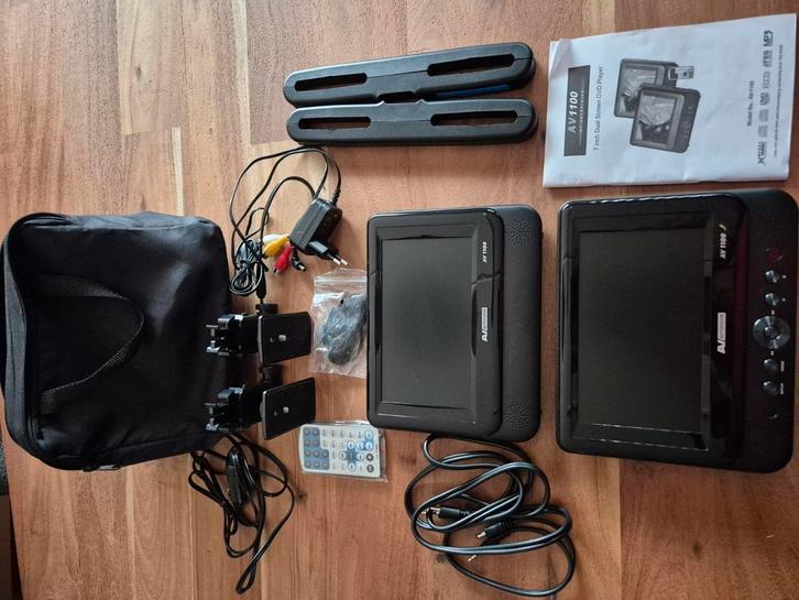 AV 1100 by autovision 7 inch Dual screen DVD Player, Audio, Tv en Foto, Dvd-spelers, Zo goed als nieuw, Overige merken, Ophalen