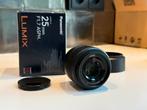 Panasonic LUMIX G 25mm F1.7 ASPH. Lens, Ophalen of Verzenden, Zo goed als nieuw, Standaardlens