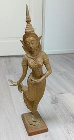 bronzen beeldje thaise tempeldanser, Antiek en Kunst, Antiek | Koper en Brons, Ophalen of Verzenden