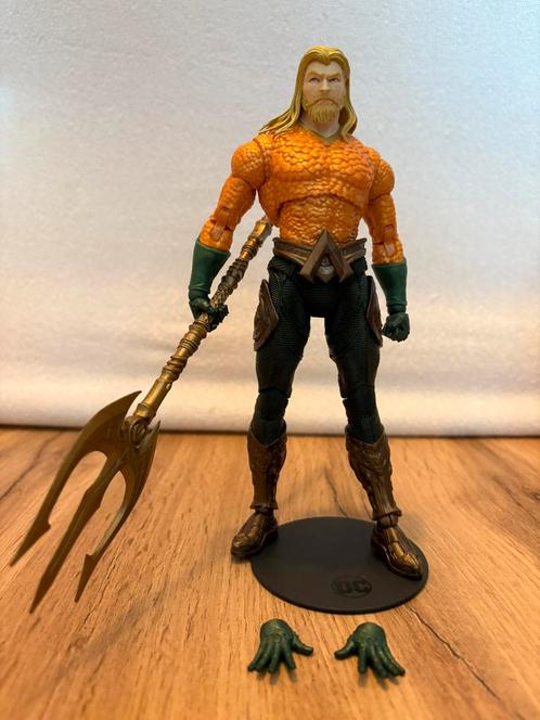 Mcfarlane Aquaman Custom figure, Verzamelen, Poppetjes en Figuurtjes, Zo goed als nieuw, Ophalen of Verzenden