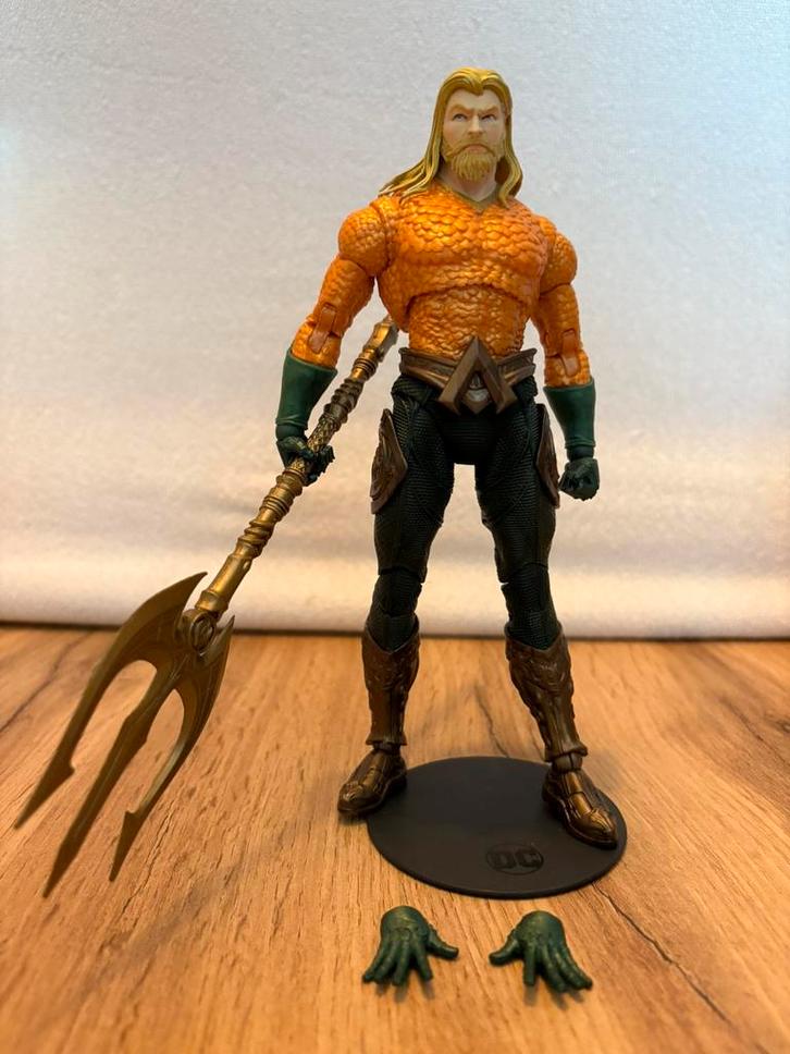 Mcfarlane Aquaman Custom figure, Verzamelen, Poppetjes en Figuurtjes, Zo goed als nieuw, Ophalen of Verzenden