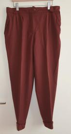 Zuiver scheerwollen Escada broek bruin maat 42, Bruin, Maat 42/44 (L), Escada, Ophalen of Verzenden