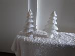 Kerstboompjes besneeuwd licht kunststof, Ophalen, Zo goed als nieuw