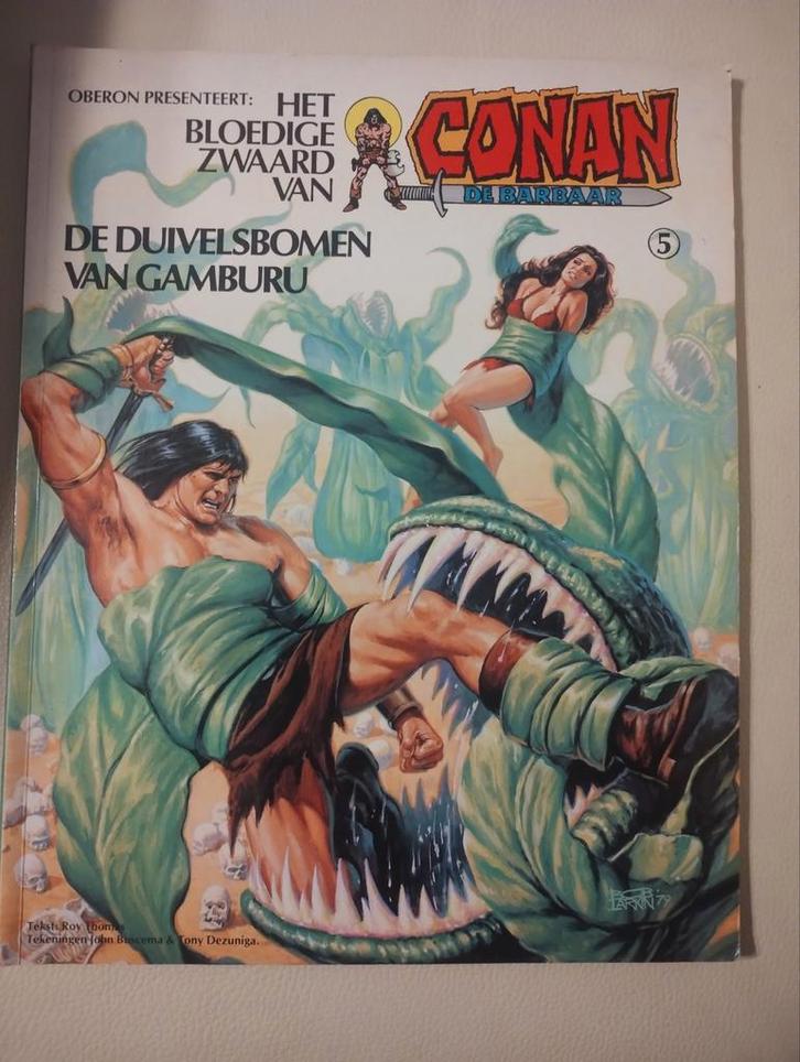 Conan de Barbaar - De Duivelsbomen van Gamburu, Boeken, Strips | Comics, Gelezen, Eén comic, Europa, Ophalen of Verzenden