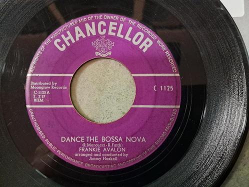 45t. popcorn. frankie avalon. dance the bossa nova. ex, Cd's en Dvd's, Vinyl Singles, Single, 7 inch, Ophalen of Verzenden