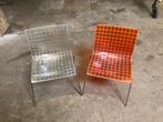 Tweedehands kantinestoel, stapelstoel,, Ophalen, Kunststof, Gebruikt, Wit