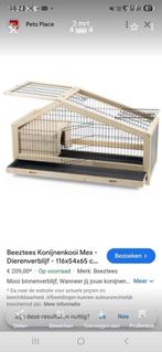 Cavia konijnhok binnen, Dieren en Toebehoren, Ophalen, Kooi, Gebruikt, 60 tot 90 cm
