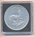 Zuid-Afrika 50 cents 1963, Zuid-Afrika, Zilver, Ophalen of Verzenden, Losse munt
