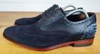 Floris van Bommel herenschoenen maat 7,5 / 41,5, Ophalen, Blauw, Floris van Bommel, Zo goed als nieuw