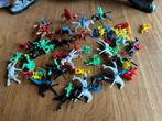 Cowboys en indianen en paarden schaal zo plm 1:74, Ophalen, Gebruikt