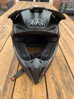 Brommerhelm Airoh (+ Raven Bril), Ophalen of Verzenden, Gebruikt, Large, Airoh / Jopa