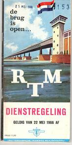 RTM Dienstregeling 22 mei 1966, Verzamelen, Verzenden, Gebruikt, Bus of Metro, Boek of Tijdschrift