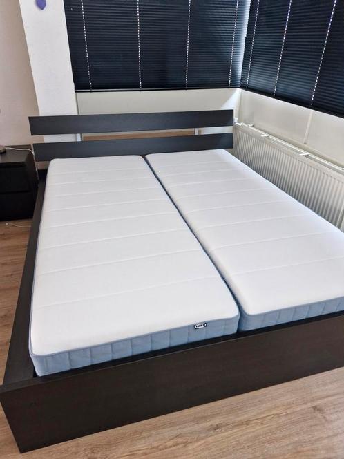 2 IKEA pocketvering matrassen 80x200 + topper, Huis en Inrichting, Slaapkamer | Matrassen en Bedbodems, Zo goed als nieuw, Matras