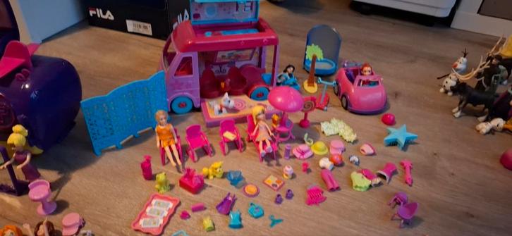 Groot Polly pocket huisjes, auto, vliegtuig, camper enz, Kinderen en Baby's, Speelgoed | My Little Pony, Zo goed als nieuw, Ophalen