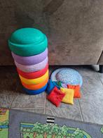 Stapelstein Set + Balance Board, Kinderen en Baby's, Speelgoed | Educatief en Creatief, Ophalen, Zo goed als nieuw, Ontdekken