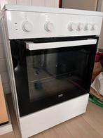 Elektrische fornuis en oven + garantie (2 jaar), Elektrisch, 4 kookzones, Vrijstaand, 85 tot 90 cm