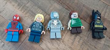 5x Lego Marvel DC Super Heroes Minifigures  beschikbaar voor biedingen