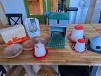 Voerbak feed-o-matic voor kippen met toebehoren + kippenhok, Dieren en Toebehoren, Ophalen, Zo goed als nieuw, Drinken en Voederen