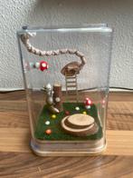 Ingericht Springspin Terrarium 10x10x14,5 cm eekhoorn bos, Spin of Schorpioen