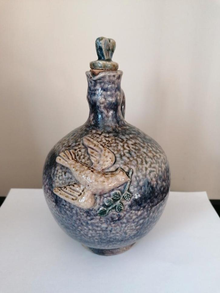 Beesel Terraco Wijwaterfles Louis Konickx, Antiek en Kunst, Antiek | Keramiek en Aardewerk, Ophalen of Verzenden