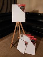 Schildersezel met schilderdoeken, Hobby en Vrije tijd, Schilderen, Ophalen of Verzenden, Zo goed als nieuw, Ezel