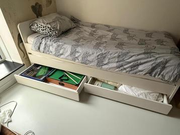 IKEA Slakt Bedframe met Onderbed en Opbergers - afbeelding 5