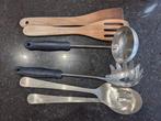 Keukengerei Set - Spatels, Soeplepel, Pasta Lepel, Slabestek, Ophalen of Verzenden, Gebruikt