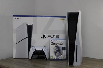 Sony PlayStation 5 Disc 1TB 8K + 1 Controller + 9 Spellen beschikbaar voor biedingen