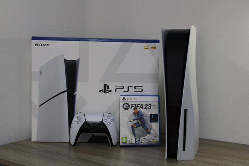 Sony PlayStation 5 Disc 1TB 8K + 1 Controller + 9 Spellen, Spelcomputers en Games, Spelcomputers | Sony PlayStation 5, Zo goed als nieuw