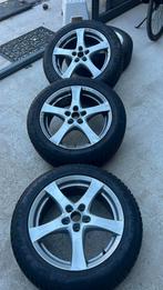 17 inch velgen met zgan winterbanden 215/55 R17 5x112, Ophalen, Nieuw, Toyota