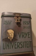 Vroeg (1937) collectebusje vrije universiteit, Ophalen of Verzenden, Zo goed als nieuw, Metaal of Blik, Overige thema's
