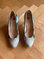 Hogl pumps hoge stiletto hakken, bloemenprint mt 38, Pumps, Overige kleuren, Ophalen of Verzenden, Zo goed als nieuw