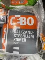 10 zakken  CEBO kalkzandsteenlijm, Ophalen, Nieuw