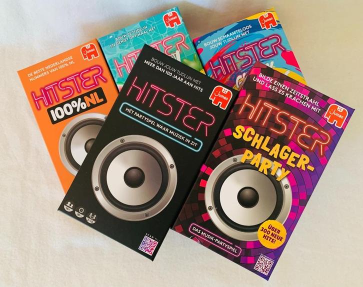 Hitster - Original, Guilty,Summer,Schlager, 100% NL, Hobby en Vrije tijd, Gezelschapsspellen | Bordspellen, Nieuw, Een of twee spelers