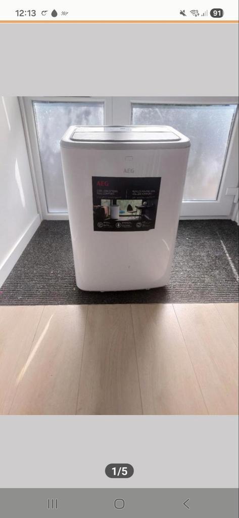 AEG Mobiele Airco, Witgoed en Apparatuur, Airco's, Gebruikt, Mobiele airco, 60 tot 100 m³, 3 snelheden of meer, Koelen en Ontvochtigen